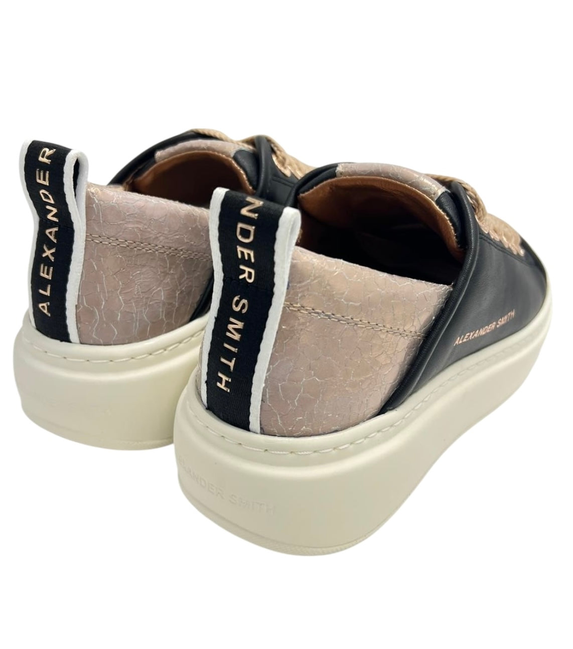 SNEAKERS ALEXANDER SMITH WEMBLEY HIGH WOMAN 0524 BLACK NUDE