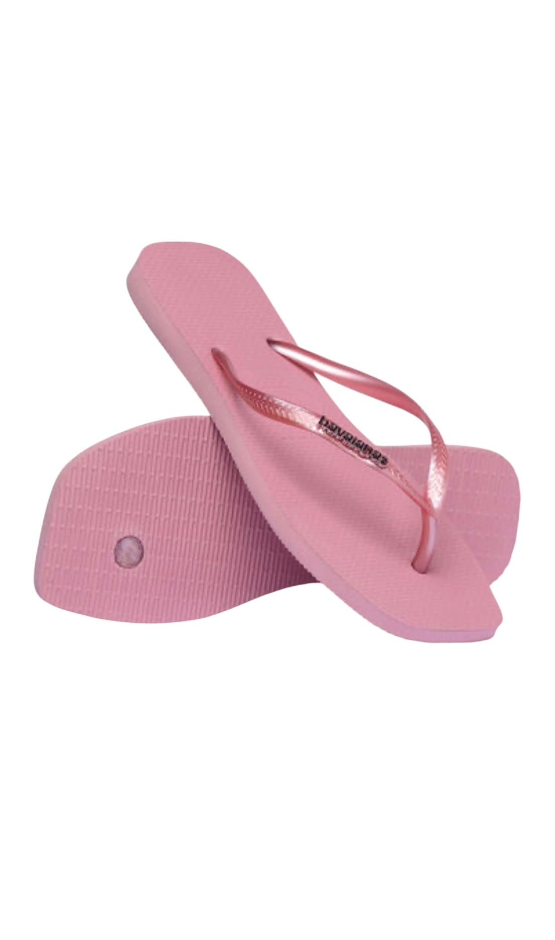 INFRADITO HAVAIANAS SLIM SQUARE LOGO METALLIC