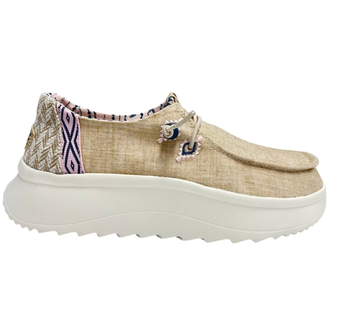 SNEAKERS HEY DUDE WENDY PEAK CHAMBRAY WOVEN 41946