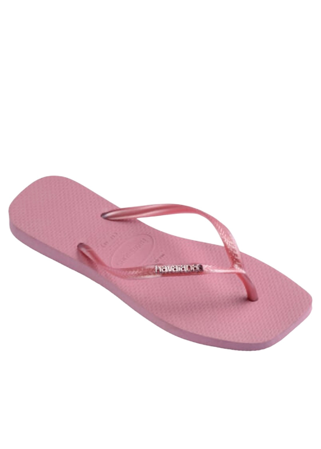 INFRADITO HAVAIANAS SLIM SQUARE LOGO METALLIC