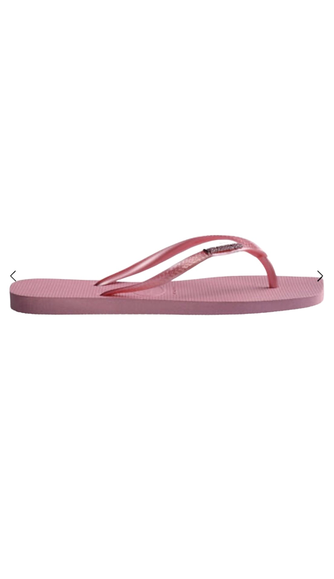 INFRADITO HAVAIANAS SLIM SQUARE LOGO METALLIC